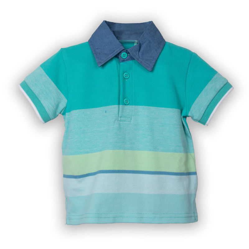Polera Bebe Niño Verde
