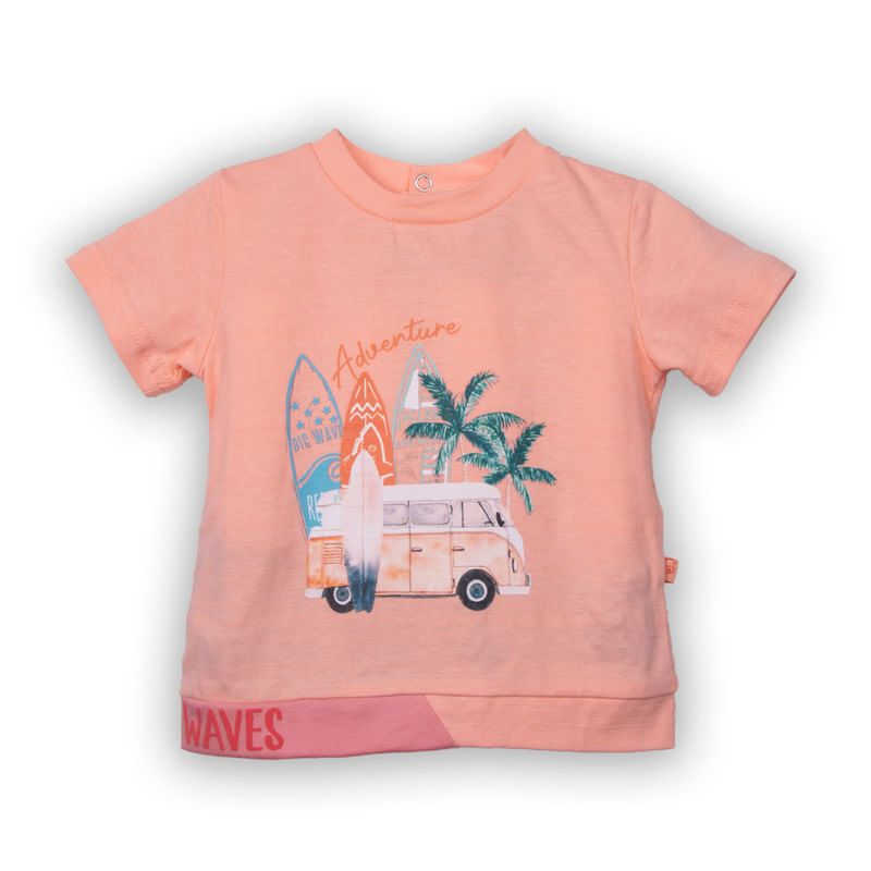 Polera Bebe Niño Naranjo