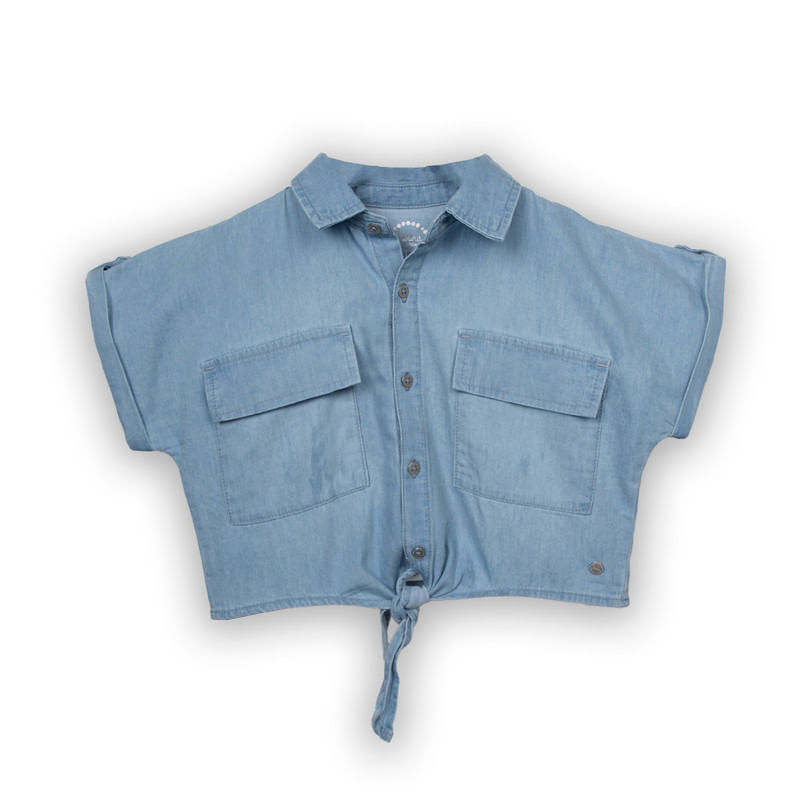 Blusa Niña Celeste