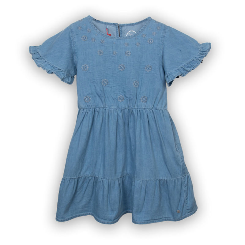 Vestido Niña Celeste