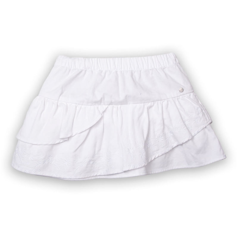 Falda Niña Blanco