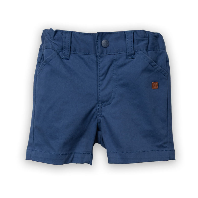 Short Bebe Niño Azul