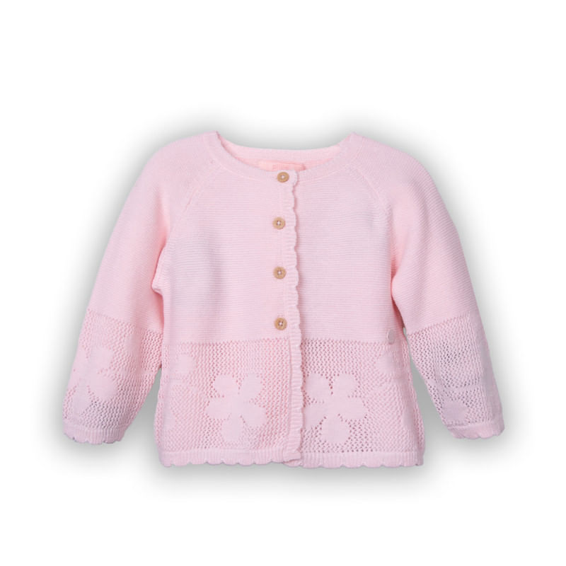Chaleco Bebé Niña Rosado