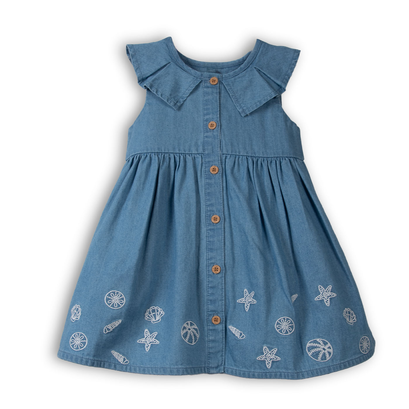 Vestido Bebé Niña Celeste