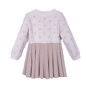 Vestido  Tejido Bebé Niña Crudo